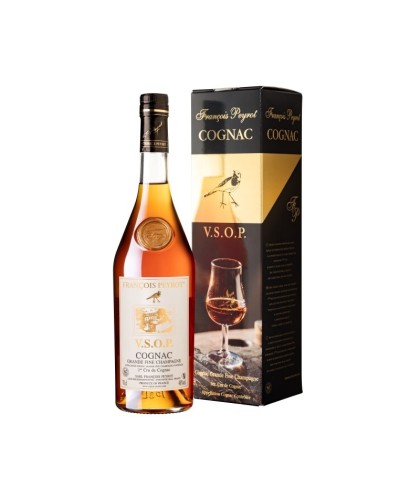 Cognac Francois Peyrot V.S.O.P Cognac, bij slijterij ’t Bockje in Bathmen