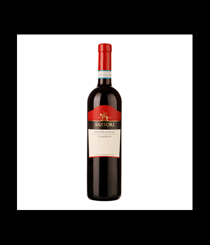 Fles Sartori Valpolicella Classico, wijn op voorraad bij slijterij t Bockje in Bathmen