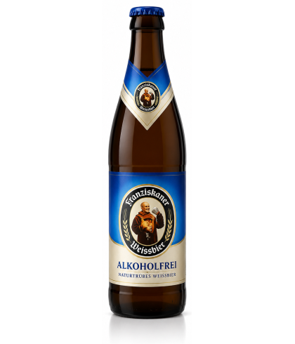 Franziskaner Weissbier Alkoholfrei, bier bij slijterij t Bockje in Bathmen