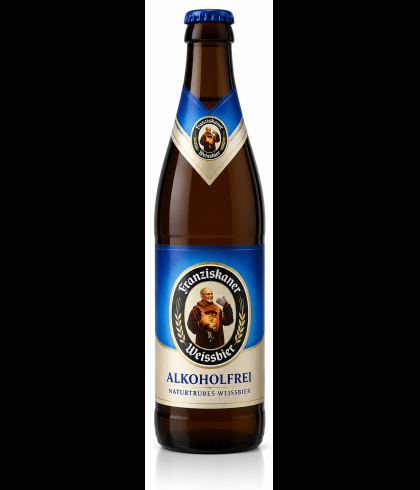 Franziskaner Weissbier Alkoholfrei, bier bij slijterij t Bockje in Bathmen