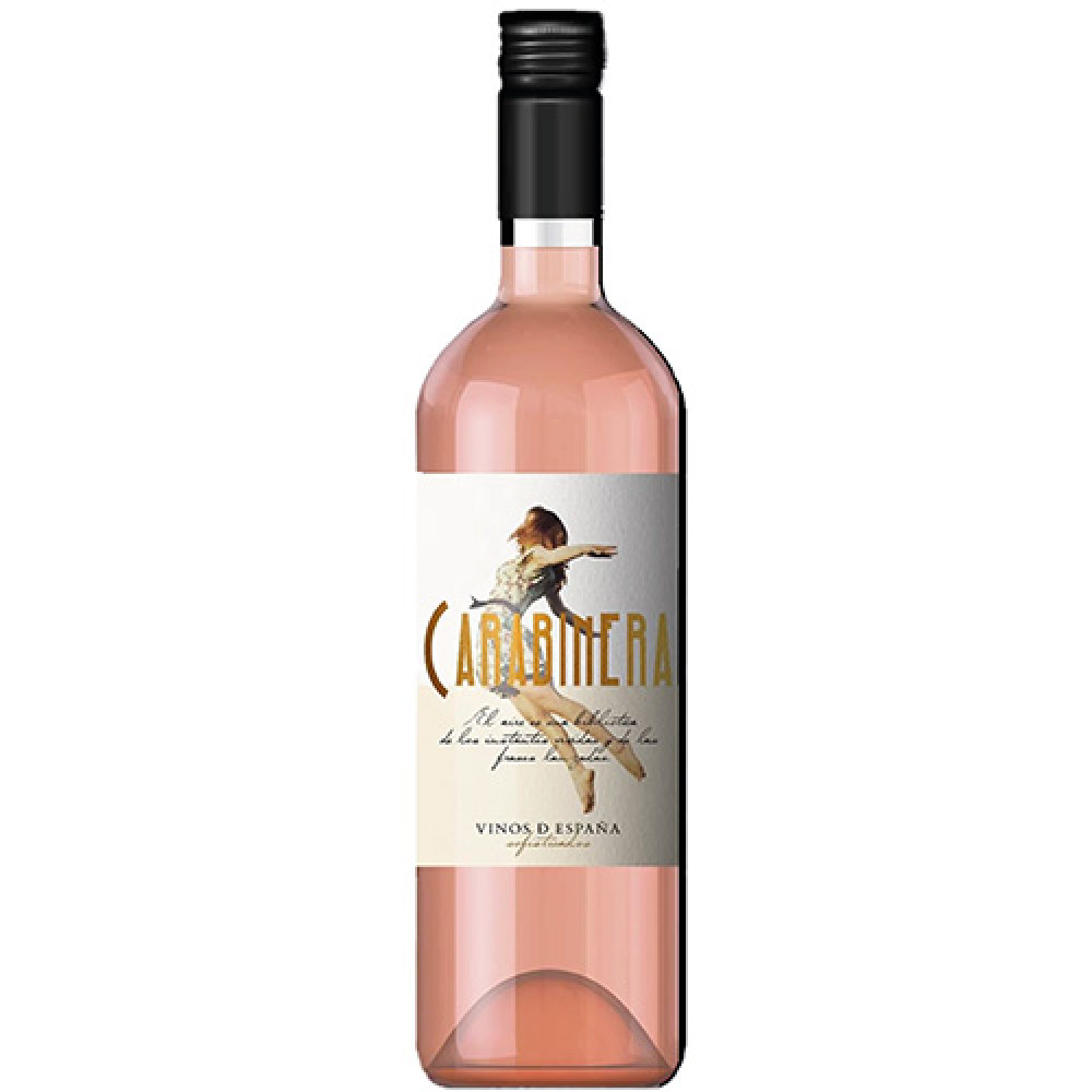 Fles Carabinera Rose, wijn, op voorraad bij slijterij ’t Bockje in Bathmen