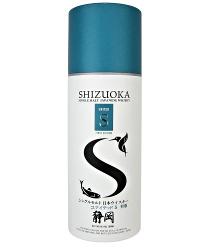 Fles Shizuoka United S, whisky, bij slijterij ’t Bockje in Bathmen