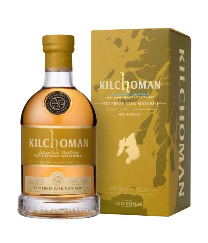 Fles Islay single malt van Kilchoman, op voorraad bij slijterij t Bockje in Bathmen
