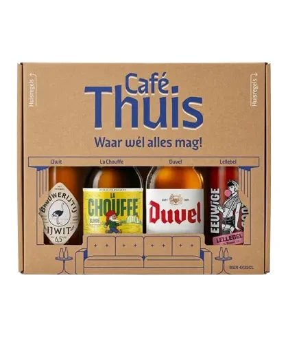 Geschenk Duvel Cafe Thuis van Duvel, bij slijterij ’t Bockje in Bathmen