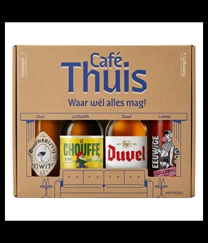 Geschenk Duvel Cafe Thuis van Duvel, bij slijterij ’t Bockje in Bathmen