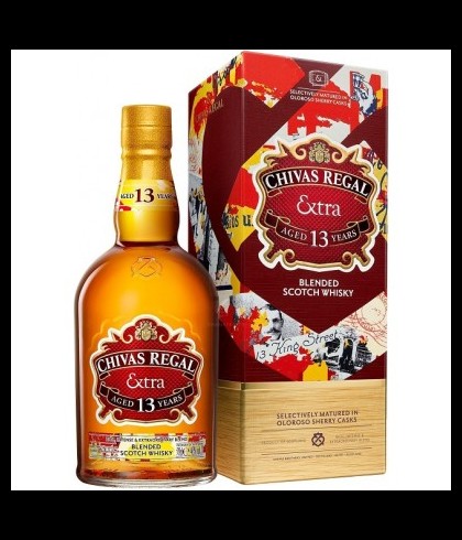 Fles Chivas Regal Extra 13 Years Old, single malt whisky, op voorraad bij slijterij t Bockje in Bathmen