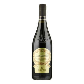 Fles Sartori di Verona L'Appassione Rosso Trevenezie IGT, wijn, op voorraad bij slijterij ’t Bockje in Bathmen