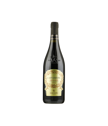 Fles Sartori di Verona L'Appassione Rosso Trevenezie IGT, wijn, op voorraad bij slijterij t Bockje in Bathmen