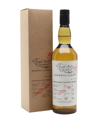 Fles Single Malt Of Scotland 10 Years Old Reserve Cask #4, whisky, bij slijterij ’t Bockje in Bathmen