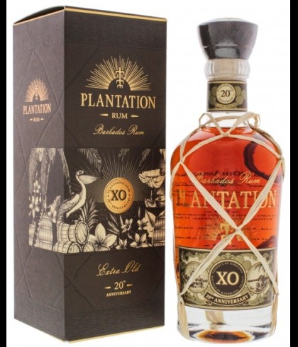 Fles Plantation 20th Anniversary Extra Old, rum, op voorraad bij slijterij t Bockje in Bathmen