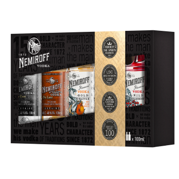 Nemiroff Vodka Deluxe Geschenkset 5x10cl