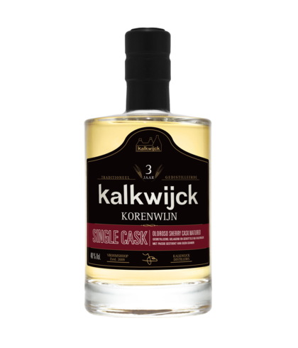 Kalkwijck Korenwijn 3 Jaar Single Cask Oloroso, jenever bij slijterij t Bockje in Bathmen