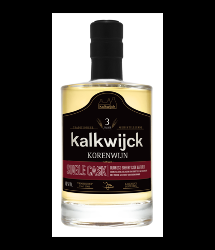 Kalkwijck Korenwijn 3 Jaar Single Cask Oloroso, jenever bij slijterij t Bockje in Bathmen
