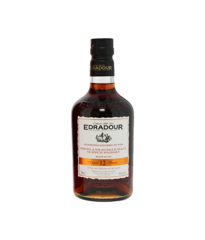 Fles Edradour 2012 Oloroso Cask Strength Batch 7, single malt whisky, op voorraad bij slijterij t Bockje in Bathmen