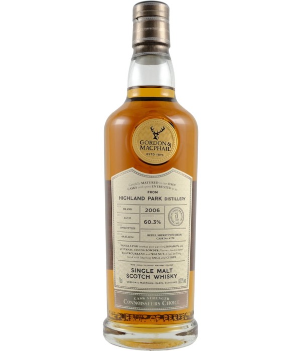 Gordon & MacPhail Connoisseurs Choice Highland Park 2006 #4270 bij t Bockje in Bathmen
