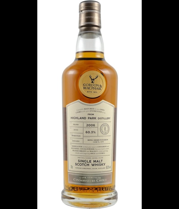 Gordon & MacPhail Connoisseurs Choice Highland Park 2006 #4270 bij t Bockje in Bathmen