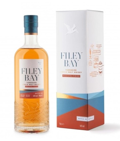 Fles Filey Bay Moscatel Finish Batch 2, single malt whisky, op voorraad bij slijterij t Bockje in Bathmen
