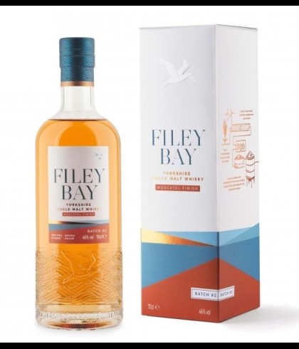 Fles Filey Bay Moscatel Finish Batch 2, single malt whisky, op voorraad bij slijterij t Bockje in Bathmen