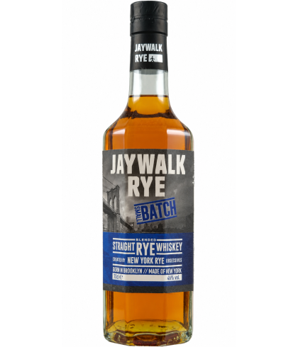 Fles Jaywalk Straight Rye Whiskey Small Batch, whisky, bij slijterij t Bockje in Bathmen