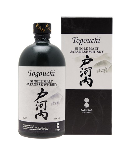 Fles Togouchi Single Malt Japanese Whisky, whisky, bij slijterij ’t Bockje in Bathmen