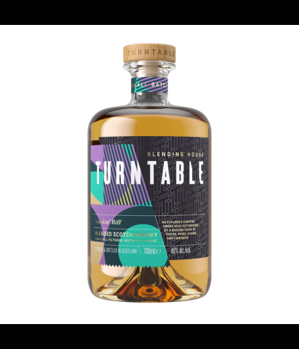 Fles Turntable Smokin Riff, Schotse blended whisky van Turntable uit Glasgow, op voorraad bij slijterij t Bockje in Bathmen