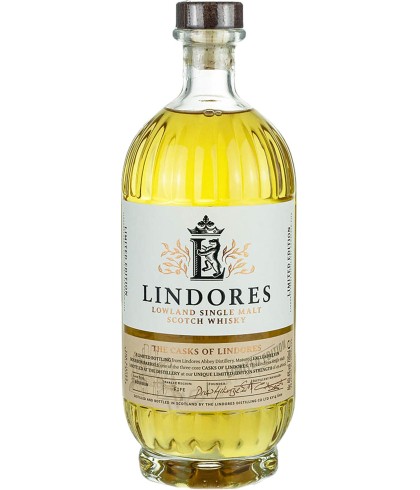 Fles Lowland single malt van Lindores Abbey, op voorraad bij slijterij ’t Bockje in Bathmen