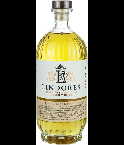 Fles Lowland single malt van Lindores Abbey, op voorraad bij slijterij t Bockje in Bathmen