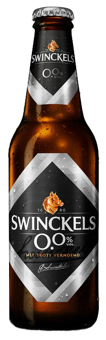 Alcoholvrije drank Swinckels 0.0% Superior Pilsner van Swinckels, bij slijterij ’t Bockje in Bathmen