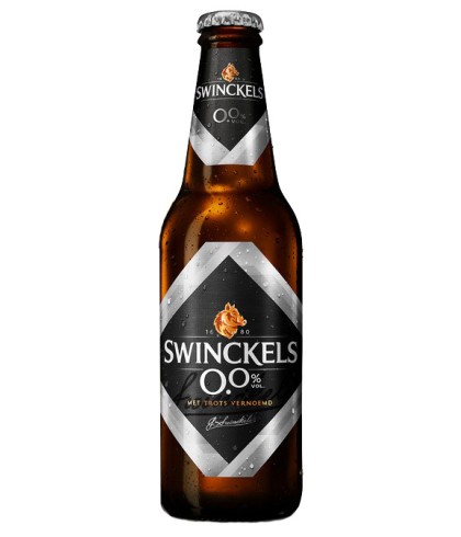 Alcoholvrije drank Swinckels 0.0% Superior Pilsner van Swinckels, bij slijterij ’t Bockje in Bathmen