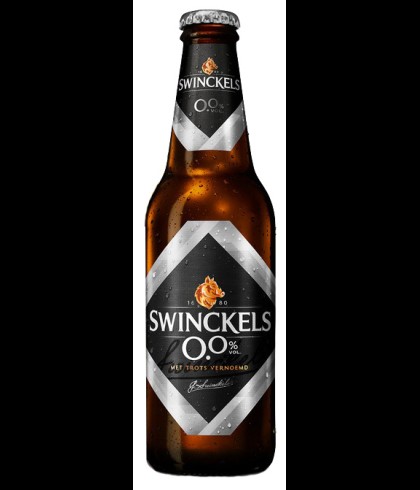 Alcoholvrije drank Swinckels 0.0% Superior Pilsner van Swinckels, bij slijterij ’t Bockje in Bathmen