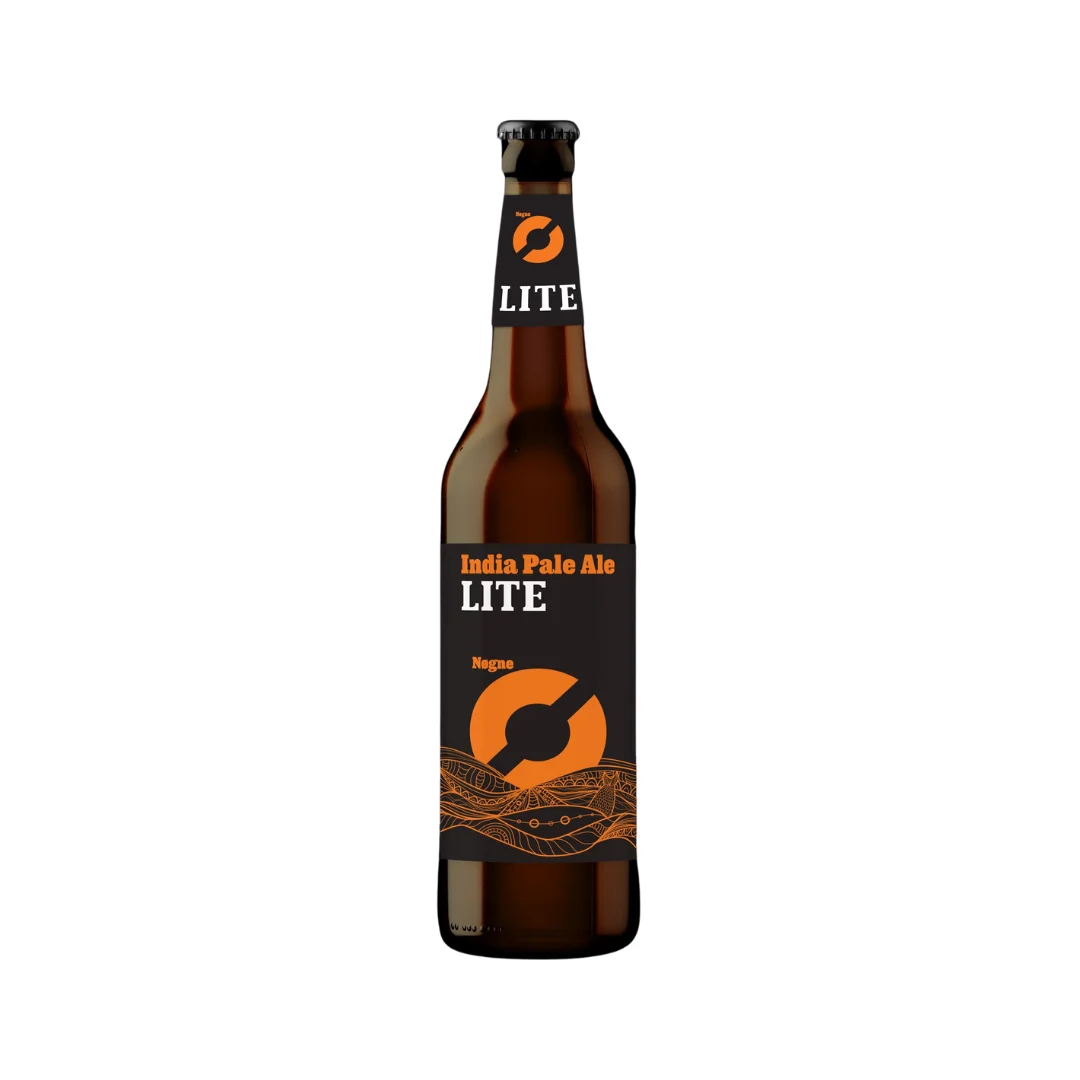 Fles Nøgne Ø India Pale Ale Lite, bier van Nøgne Ø, op voorraad bij slijterij ’t Bockje in Bathmen