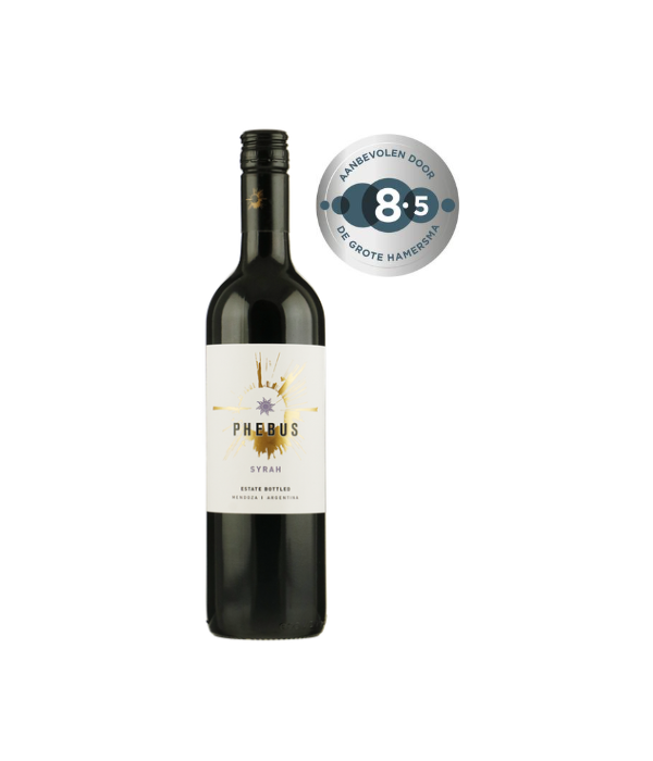 Phebus Syrah Mendoza, wijn bij t Bockje in Bathmen
