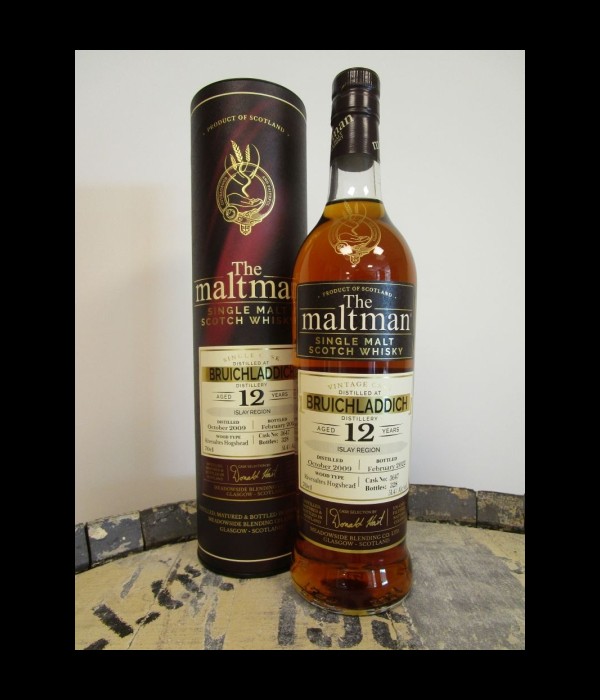 The Maltman Bruichladdich 12Y 2009 #3647 bij t Bockje in Bathmen