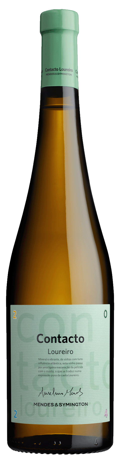 Fles Mendes & Symington Contacto Loureiro Vinho Verde, wijn, op voorraad bij slijterij t Bockje in Bathmen