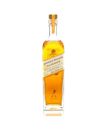 Fles blended Scotch van Johnnie Walker, op voorraad bij slijterij t Bockje in Bathmen