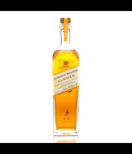 Fles blended Scotch van Johnnie Walker, op voorraad bij slijterij t Bockje in Bathmen