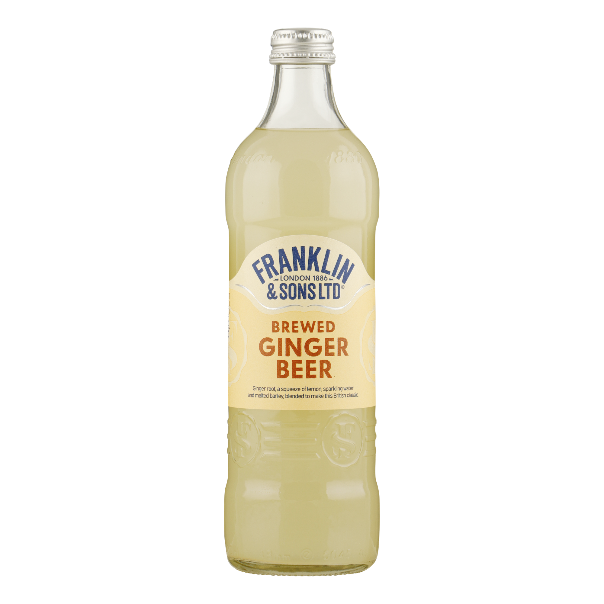 Fles Franklin & Sons Ginger Beer van Franklin & Sons, bij slijterij ’t Bockje in Bathmen