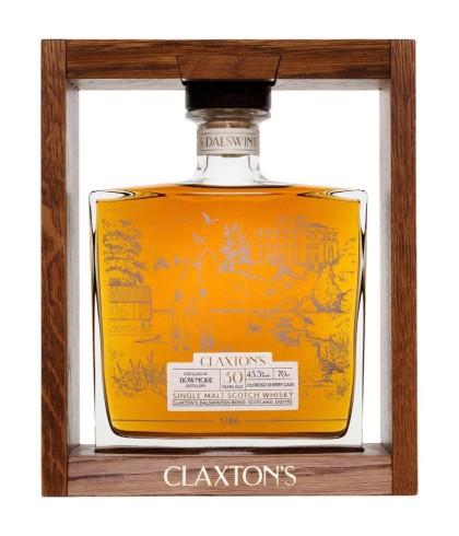 Fles Claxton’s Dalswinton Bowmore 1992 30 Years Old, single malt whisky, op voorraad bij slijterij t Bockje in Bathmen
