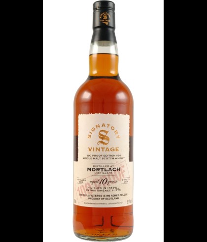 Signatory Vintage Mortlach 2016 100 Proof Edition #84