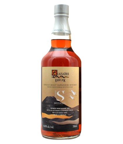Fles Raw Cask Shizuoka Pot Still K 2019, single malt whisky, op voorraad bij slijterij t Bockje in Bathmen