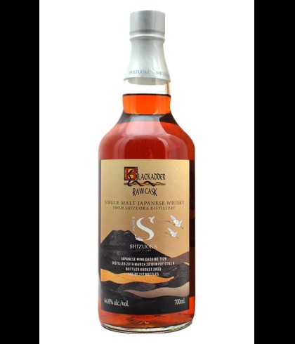 Fles Raw Cask Shizuoka Pot Still K 2019, single malt whisky, op voorraad bij slijterij t Bockje in Bathmen