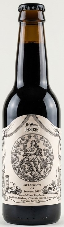 Fles La Debauche Oak Chronicles n°4, Amorena 2025, bier van La Debauche Oak, op voorraad bij slijterij t Bockje in Bathmen