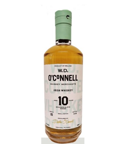 Fles W.D. O'Connell Single Grain 10Y batch 5, whisky, op voorraad bij slijterij t Bockje in Bathmen