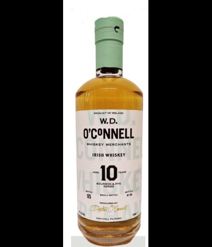 Fles W.D. O'Connell Single Grain 10Y batch 5, whisky, op voorraad bij slijterij t Bockje in Bathmen