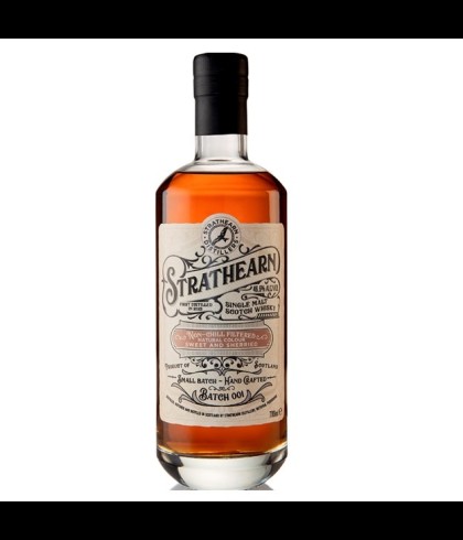 Fles Strathearn Small Batch #1, whisky, op voorraad bij slijterij ’t Bockje in Bathmen