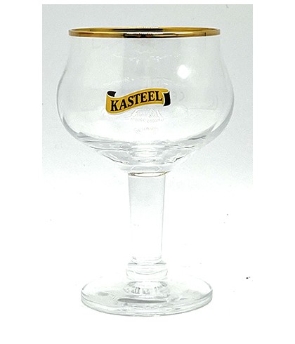 Kasteel Bierglas 10cl, glas bij t Bockje in Bathmen