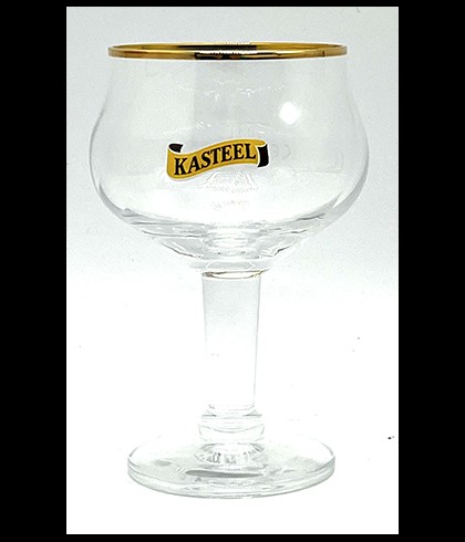 Kasteel Bierglas 10cl, glas bij t Bockje in Bathmen