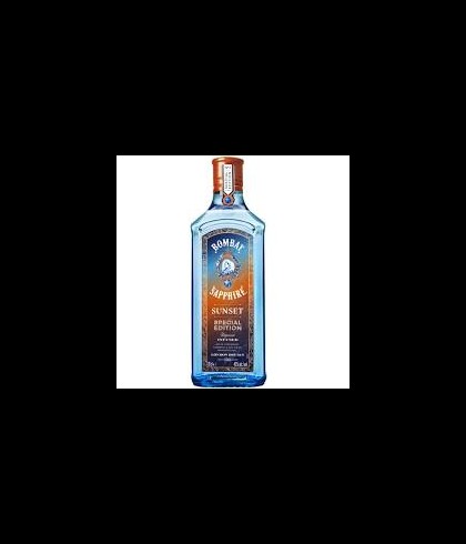 Fles Bombay Sapphire Sunset, gin, op voorraad bij slijterij t Bockje in Bathmen