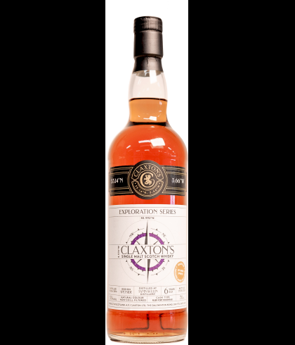 Fles Claxtons Exploration Series Tamnavulin 2016 6 Years Old, Speyside single malt whisky, op voorraad bij slijterij t Bockje in Bathmen