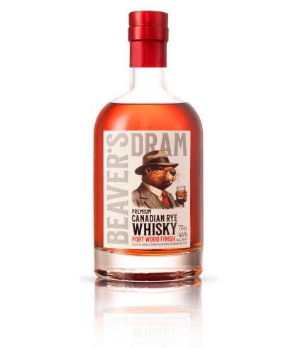 Fles Seven Seals Beavers Dram, Zwitserse whisky, op voorraad bij slijterij t Bockje in Bathmen